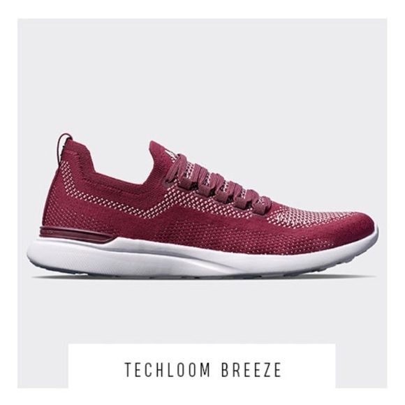 APL Shoes - APL Techloom Breeze Burgundy Sneakers